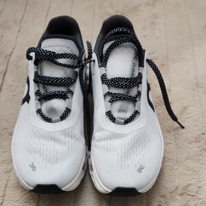 On Running Athletic Shoes - White and Black